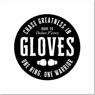 Chase Greatness in Gloves. Posters and Art